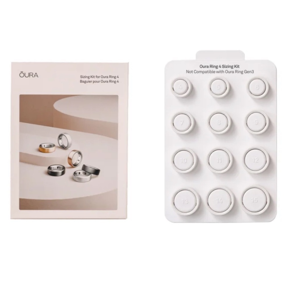 Size Before You Buy Oura Ring 4 Sizing Kit